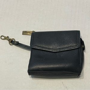 Vintage Women’s Fossil Pebble Black Leather Card/ID Wallet